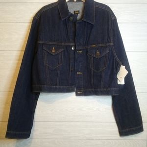 Lee vintage modern collection cropped denim jacket
